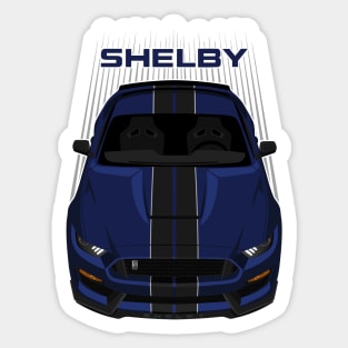 Ford Mustang Shelby GT350 2015 - 2020 - Kona Blue - Black Stripes Sticker